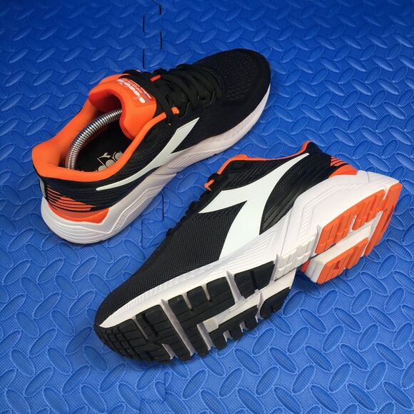 Diadora Blueshield Mythos Vigore Womens Shoes Size 10 Running Black Red Sneakers - Picture 2 of 11